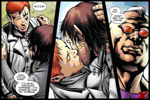 Shatterstar and Rictor reunited